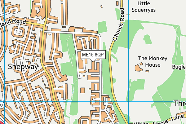 ME15 8QP map - OS VectorMap District (Ordnance Survey) ME15 8QP map - OS VectorMap District (Ordnance Survey)