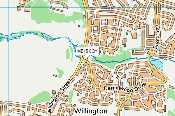 ME15 8QY map - OS VectorMap District (Ordnance Survey) ME15 8QY map - OS VectorMap District (Ordnance Survey)