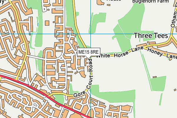 ME15 8RE map - OS VectorMap District (Ordnance Survey) ME15 8RE map - OS VectorMap District (Ordnance Survey)