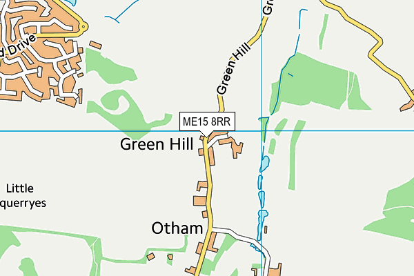 ME15 8RR map - OS VectorMap District (Ordnance Survey) ME15 8RR map - OS VectorMap District (Ordnance Survey)