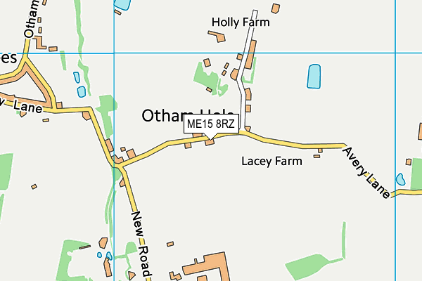 ME15 8RZ map - OS VectorMap District (Ordnance Survey) ME15 8RZ map - OS VectorMap District (Ordnance Survey)