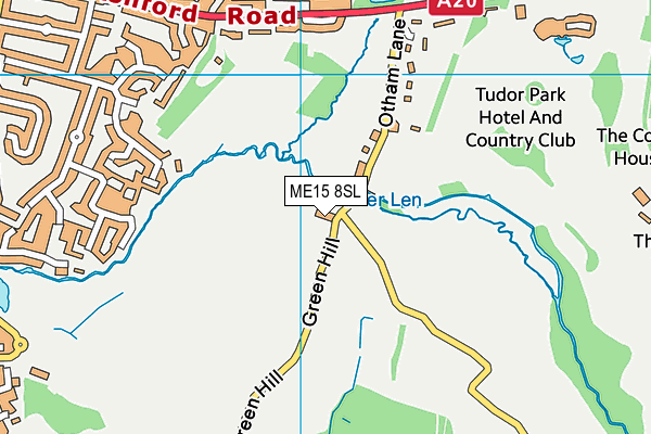 ME15 8SL map - OS VectorMap District (Ordnance Survey)