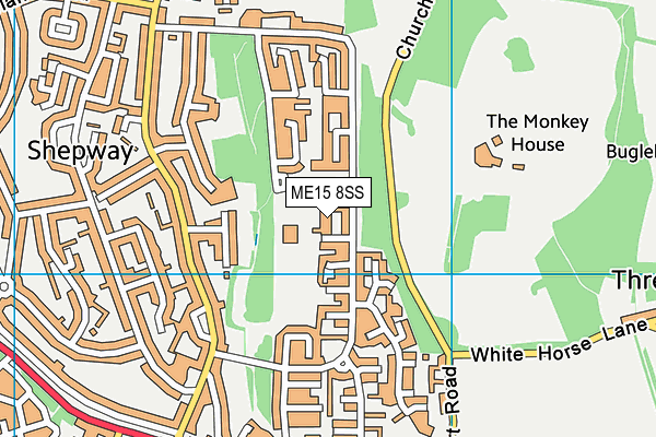 ME15 8SS map - OS VectorMap District (Ordnance Survey) ME15 8SS map - OS VectorMap District (Ordnance Survey)