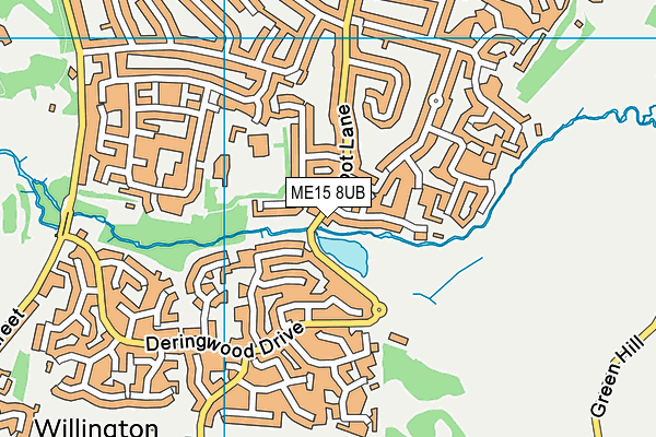 ME15 8UB map - OS VectorMap District (Ordnance Survey) ME15 8UB map - OS VectorMap District (Ordnance Survey)