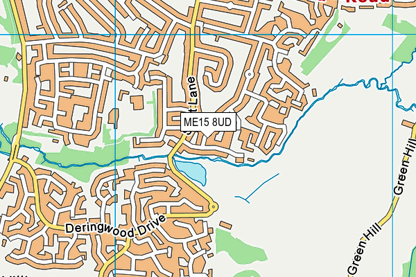 ME15 8UD map - OS VectorMap District (Ordnance Survey) ME15 8UD map - OS VectorMap District (Ordnance Survey)