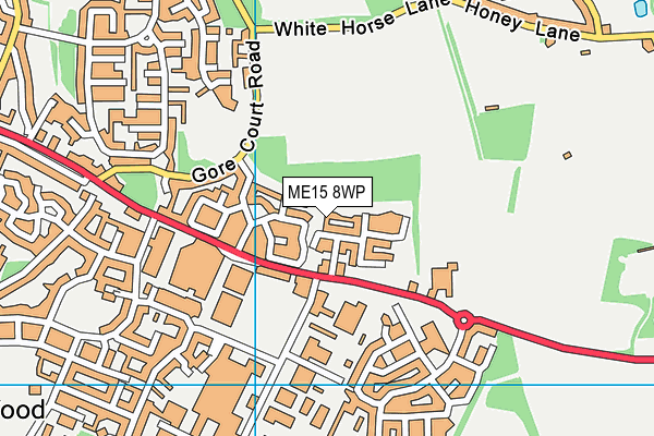 ME15 8WP map - OS VectorMap District (Ordnance Survey) ME15 8WP map - OS VectorMap District (Ordnance Survey)