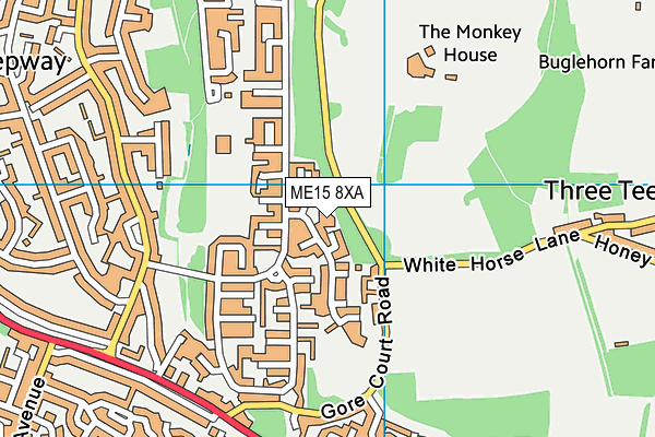 ME15 8XA map - OS VectorMap District (Ordnance Survey) ME15 8XA map - OS VectorMap District (Ordnance Survey)