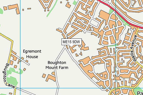 ME15 9DW map - OS VectorMap District (Ordnance Survey) ME15 9DW map - OS VectorMap District (Ordnance Survey)