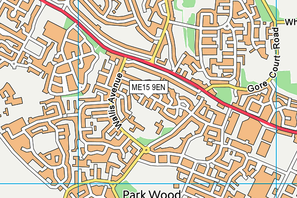 ME15 9EN map - OS VectorMap District (Ordnance Survey) ME15 9EN map - OS VectorMap District (Ordnance Survey)