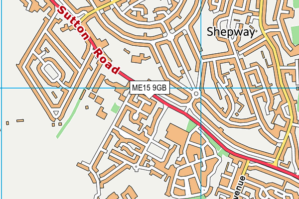 ME15 9GB map - OS VectorMap District (Ordnance Survey) ME15 9GB map - OS VectorMap District (Ordnance Survey)
