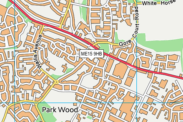 ME15 9HB map - OS VectorMap District (Ordnance Survey) ME15 9HB map - OS VectorMap District (Ordnance Survey)