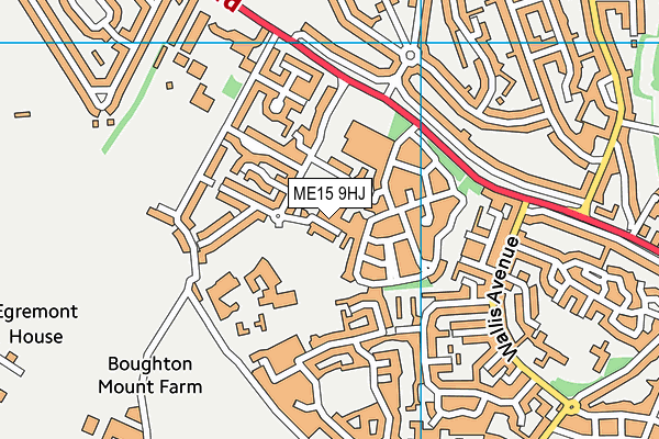 ME15 9HJ map - OS VectorMap District (Ordnance Survey)