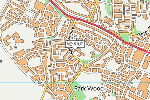 ME15 9JT map - OS VectorMap District (Ordnance Survey) ME15 9JT map - OS VectorMap District (Ordnance Survey)