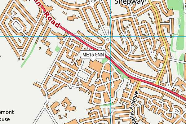 ME15 9NN map - OS VectorMap District (Ordnance Survey) ME15 9NN map - OS VectorMap District (Ordnance Survey)