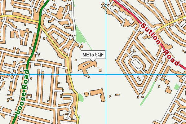 ME15 9QF map - OS VectorMap District (Ordnance Survey) ME15 9QF map - OS VectorMap District (Ordnance Survey)
