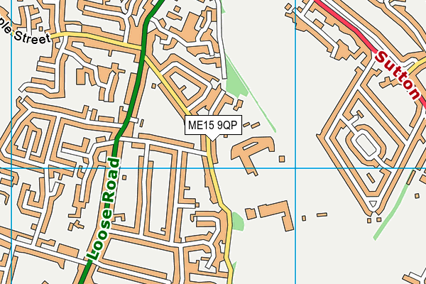 ME15 9QP map - OS VectorMap District (Ordnance Survey) ME15 9QP map - OS VectorMap District (Ordnance Survey)