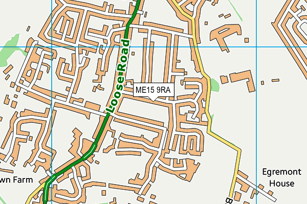 ME15 9RA map - OS VectorMap District (Ordnance Survey) ME15 9RA map - OS VectorMap District (Ordnance Survey)