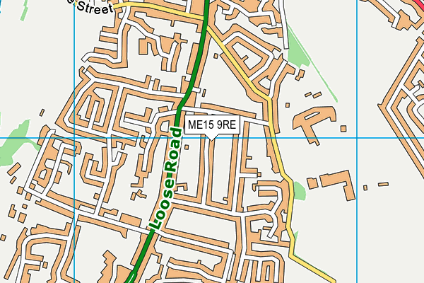 ME15 9RE map - OS VectorMap District (Ordnance Survey) ME15 9RE map - OS VectorMap District (Ordnance Survey)