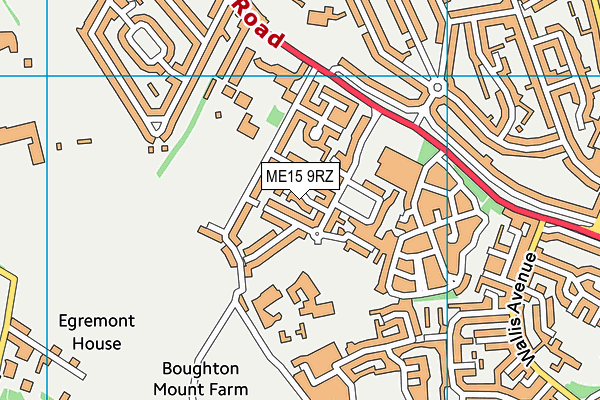 ME15 9RZ map - OS VectorMap District (Ordnance Survey) ME15 9RZ map - OS VectorMap District (Ordnance Survey)
