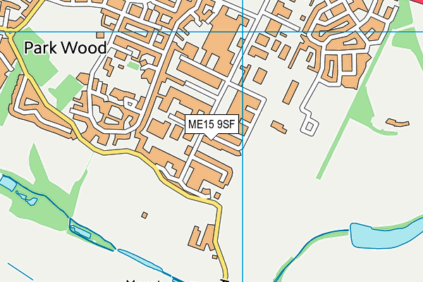 ME15 9SF map - OS VectorMap District (Ordnance Survey) ME15 9SF map - OS VectorMap District (Ordnance Survey)