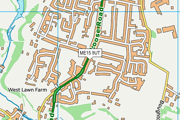 ME15 9UT map - OS VectorMap District (Ordnance Survey) ME15 9UT map - OS VectorMap District (Ordnance Survey)