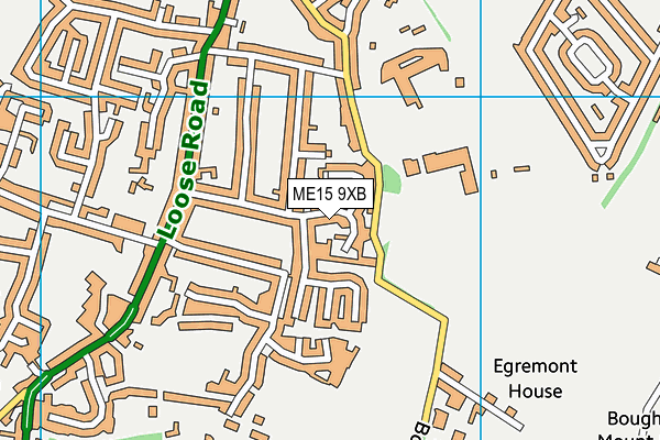 ME15 9XB map - OS VectorMap District (Ordnance Survey) ME15 9XB map - OS VectorMap District (Ordnance Survey)