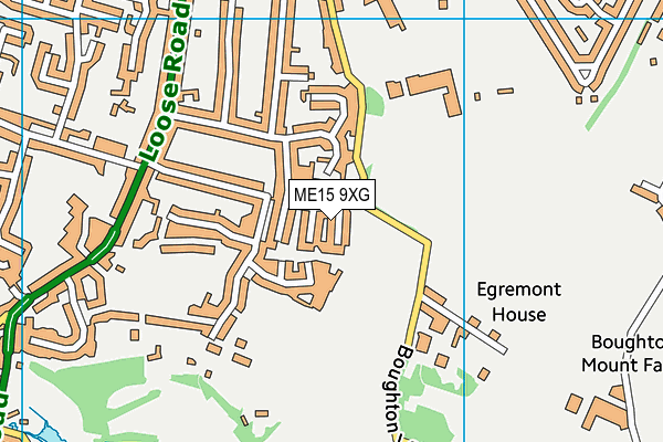 ME15 9XG map - OS VectorMap District (Ordnance Survey) ME15 9XG map - OS VectorMap District (Ordnance Survey)