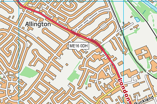 ME16 0DH map - OS VectorMap District (Ordnance Survey) ME16 0DH map - OS VectorMap District (Ordnance Survey)
