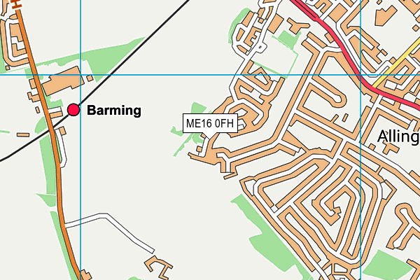 ME16 0FH map - OS VectorMap District (Ordnance Survey) ME16 0FH map - OS VectorMap District (Ordnance Survey)