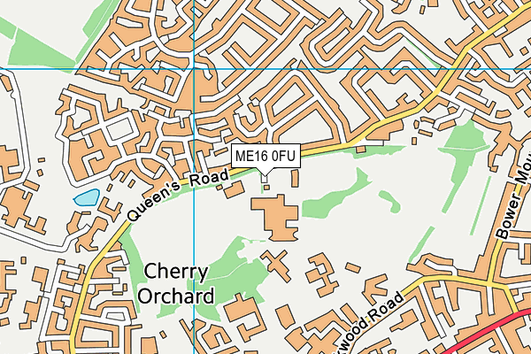 ME16 0FU map - OS VectorMap District (Ordnance Survey) ME16 0FU map - OS VectorMap District (Ordnance Survey)