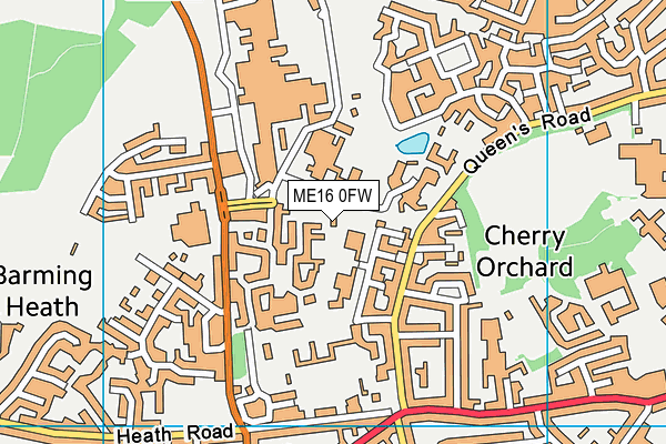 ME16 0FW map - OS VectorMap District (Ordnance Survey) ME16 0FW map - OS VectorMap District (Ordnance Survey)