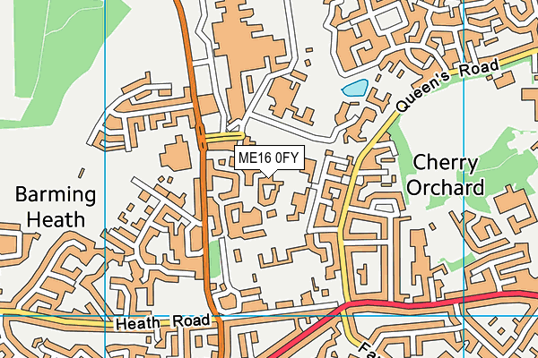 ME16 0FY map - OS VectorMap District (Ordnance Survey) ME16 0FY map - OS VectorMap District (Ordnance Survey)