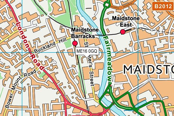 ME16 0GQ map - OS VectorMap District (Ordnance Survey) ME16 0GQ map - OS VectorMap District (Ordnance Survey)