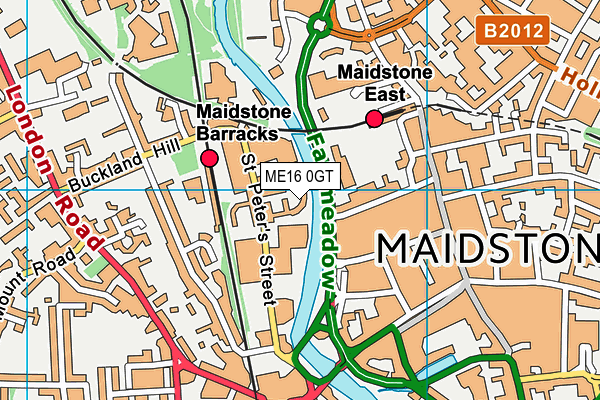 ME16 0GT map - OS VectorMap District (Ordnance Survey) ME16 0GT map - OS VectorMap District (Ordnance Survey)