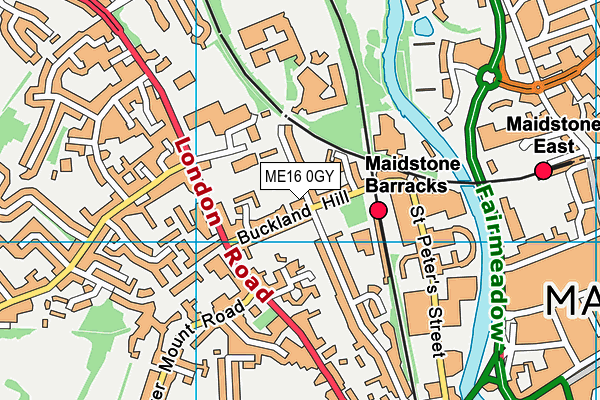 ME16 0GY map - OS VectorMap District (Ordnance Survey) ME16 0GY map - OS VectorMap District (Ordnance Survey)
