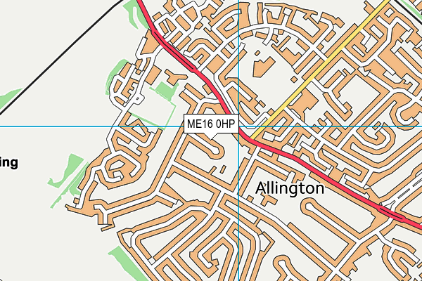 ME16 0HP map - OS VectorMap District (Ordnance Survey) ME16 0HP map - OS VectorMap District (Ordnance Survey)