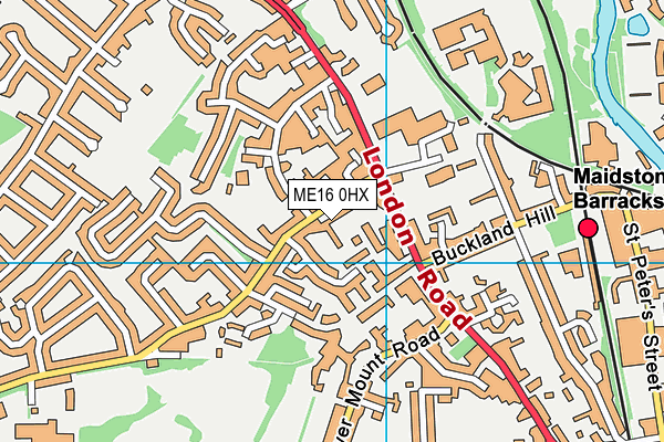 ME16 0HX map - OS VectorMap District (Ordnance Survey) ME16 0HX map - OS VectorMap District (Ordnance Survey)