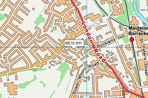 ME16 0HY map - OS VectorMap District (Ordnance Survey) ME16 0HY map - OS VectorMap District (Ordnance Survey)