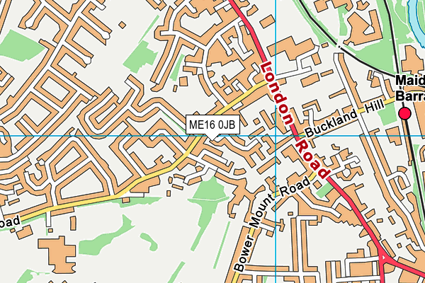 ME16 0JB map - OS VectorMap District (Ordnance Survey) ME16 0JB map - OS VectorMap District (Ordnance Survey)