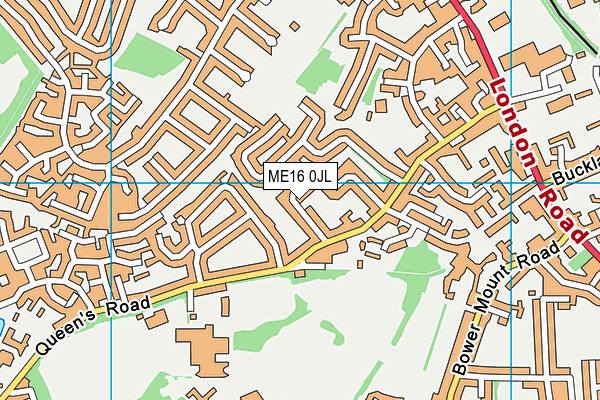 ME16 0JL map - OS VectorMap District (Ordnance Survey) ME16 0JL map - OS VectorMap District (Ordnance Survey)