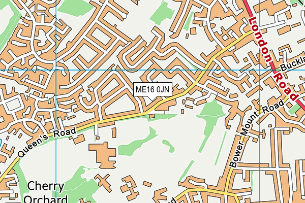ME16 0JN map - OS VectorMap District (Ordnance Survey) ME16 0JN map - OS VectorMap District (Ordnance Survey)
