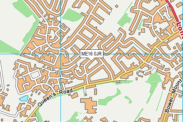 ME16 0JR map - OS VectorMap District (Ordnance Survey) ME16 0JR map - OS VectorMap District (Ordnance Survey)