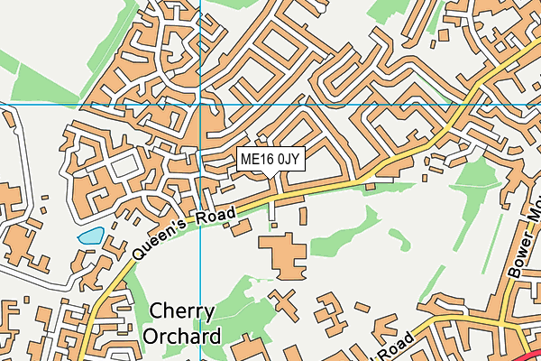 ME16 0JY map - OS VectorMap District (Ordnance Survey) ME16 0JY map - OS VectorMap District (Ordnance Survey)