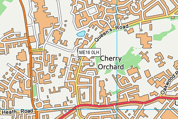 ME16 0LH map - OS VectorMap District (Ordnance Survey) ME16 0LH map - OS VectorMap District (Ordnance Survey)