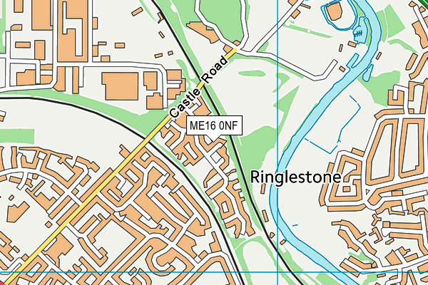 ME16 0NF map - OS VectorMap District (Ordnance Survey) ME16 0NF map - OS VectorMap District (Ordnance Survey)