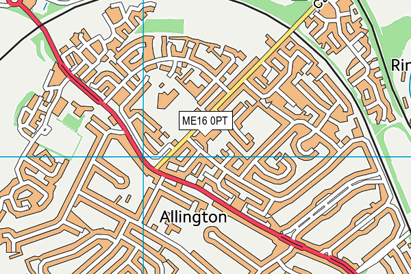 ME16 0PT map - OS VectorMap District (Ordnance Survey) ME16 0PT map - OS VectorMap District (Ordnance Survey)
