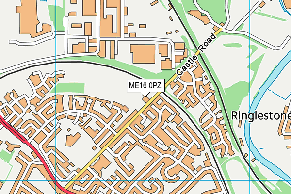 ME16 0PZ map - OS VectorMap District (Ordnance Survey) ME16 0PZ map - OS VectorMap District (Ordnance Survey)