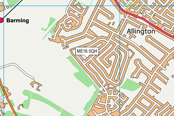 ME16 0QH map - OS VectorMap District (Ordnance Survey) ME16 0QH map - OS VectorMap District (Ordnance Survey)