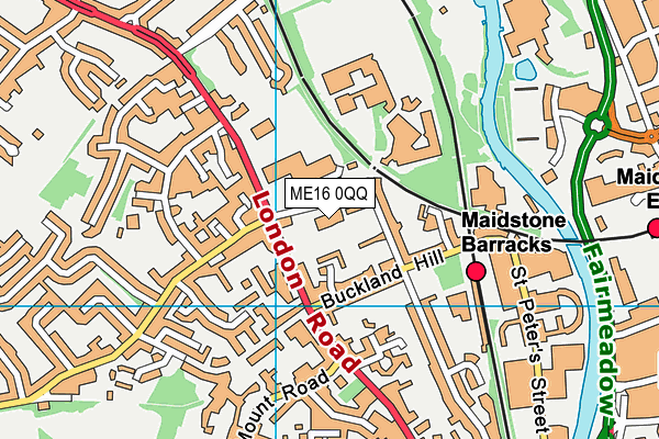 ME16 0QQ map - OS VectorMap District (Ordnance Survey) ME16 0QQ map - OS VectorMap District (Ordnance Survey)