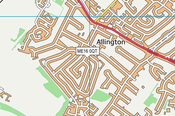 ME16 0QT map - OS VectorMap District (Ordnance Survey) ME16 0QT map - OS VectorMap District (Ordnance Survey)